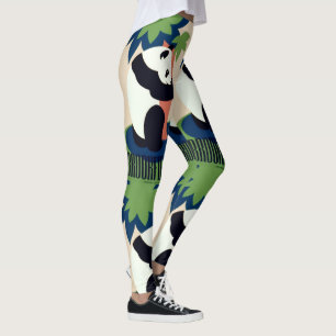Vintage “Brookfield Zoo” art leggings