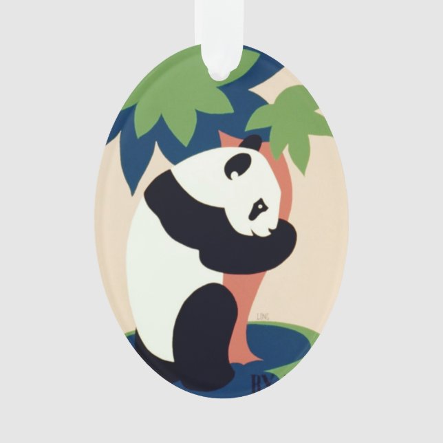 Vintage “Brookfield Zoo” custom ornament (Front)