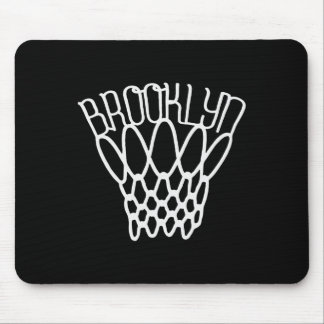 Vintage Brooklyn City New York Basketball Net Play Mouse Pad