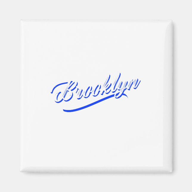 Vintage Brooklyn Magnet (Front)