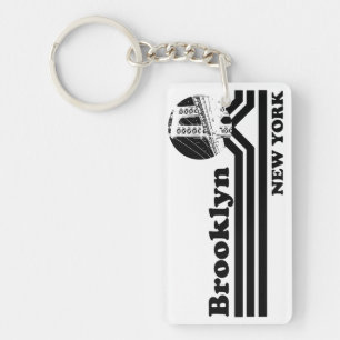 Vintage Brooklyn New York Keychain