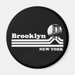 Vintage Brooklyn New York Magnet