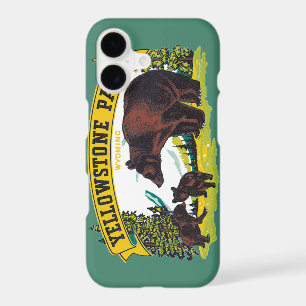 Vintage Brown Bears in Yellowstone National Park