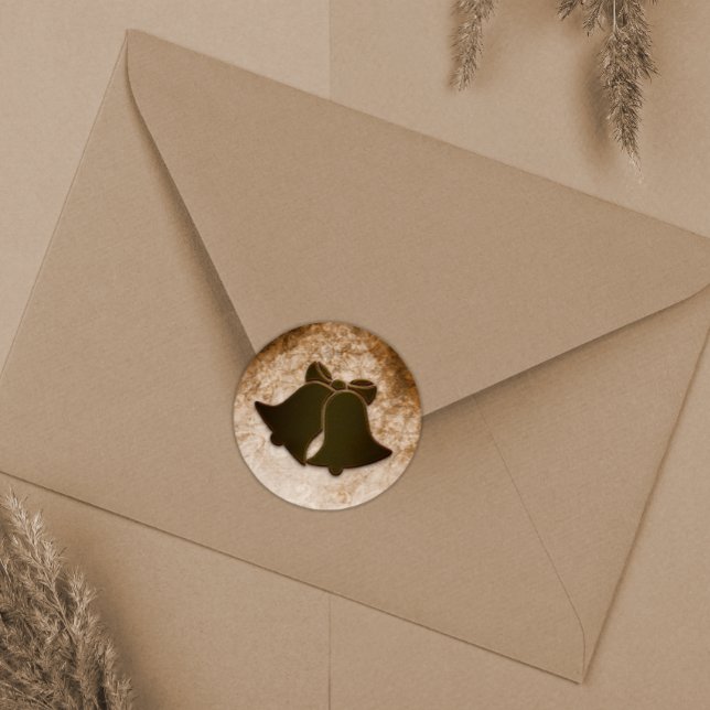 Vintage Brown Bells Envelope Seals (Creator Uploaded)