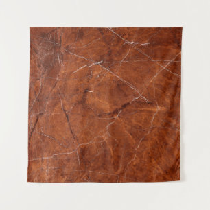 Vintage brown marble texture tapestry