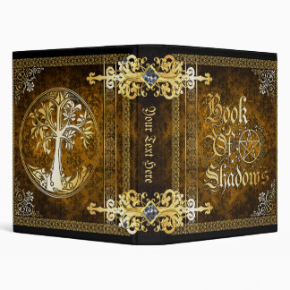 Vintage Brown Medieval Witchcraft Book Of Shadows Binder