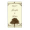 Vintage Brown Oak Tree on Cream Wine Label