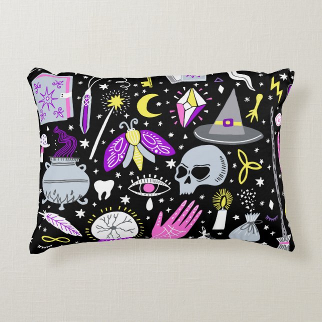 Vintage brown-orange tartan plaid. accent pillow (Front)