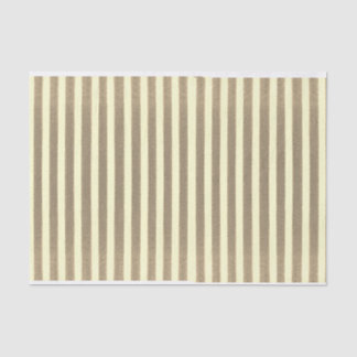 Vintage Brown Striped Tissue Paper