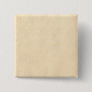 Vintage Buckskin Tan Leather Parchment Template 2 Inch Square Button