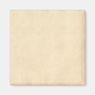 Vintage Buckskin Tan Leather Parchment Template Magnet