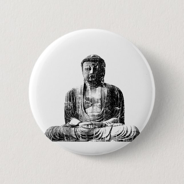 Vintage Buddha Button (Front)