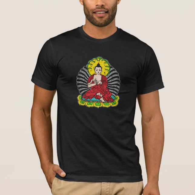 Vintage Buddha (Dark) T-Shirt (Front)