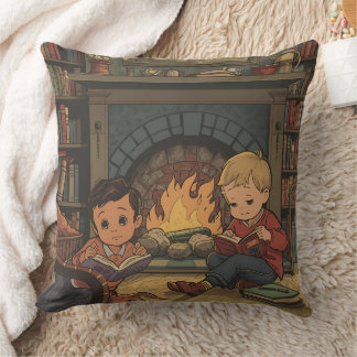 Vintage Buddy Throw Pillow