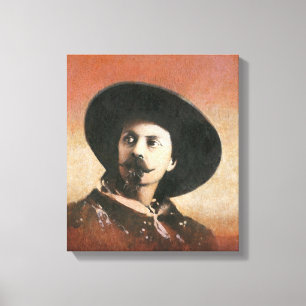 Vintage Buffalo Bill Portrait Canvas
