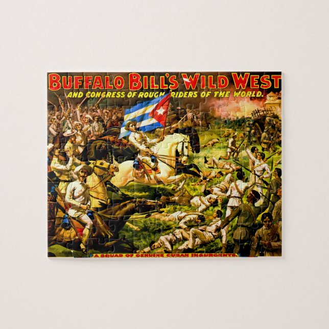 Vintage Buffalo Bill Puzzle (Horizontal)