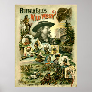 Vintage Buffalo Bill's Wild West Poster