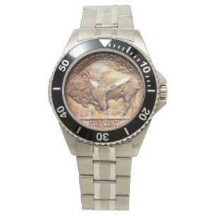 Vintage Buffalo Nickel Coin Collector Numismatist Watch