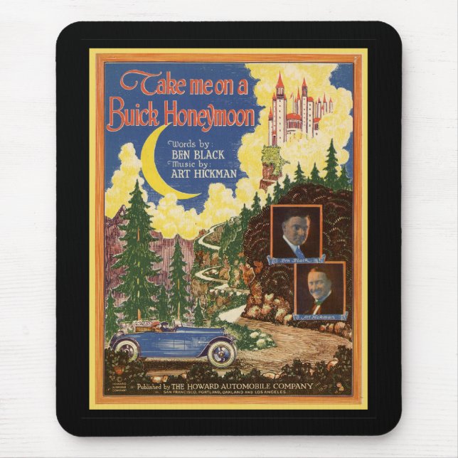 Vintage Buick Car Mouse Pad (Front)