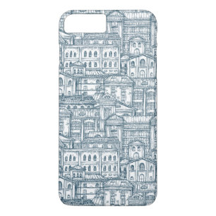 Vintage Building Pattern Case-Mate iPhone Case