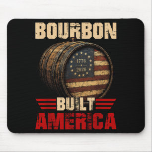 Vintage Built Aamerica 1776 2026 Patriotic Mouse Pad