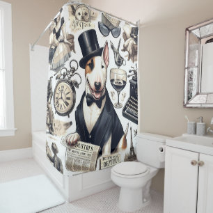 Vintage Bull Terrier Pattern