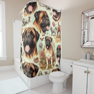Vintage Bullmastiff Seamless