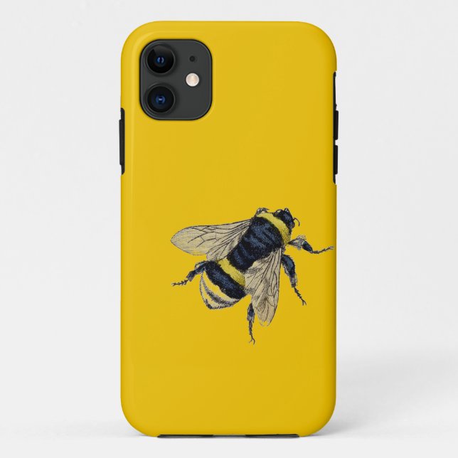 Vintage Bumble Bee Case-Mate iPhone Case (Back)