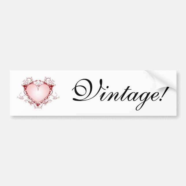 Vintage bumper sticker (Front)