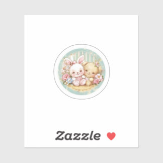 Vintage bunny and bear