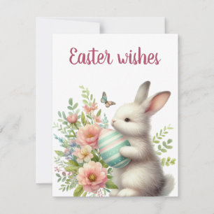 Vintage Bunny. Easter Holiday Card