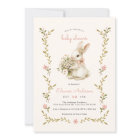 Vintage Bunny Pink Baby Shower