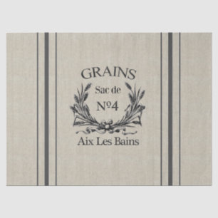 Vintage Burlap Grain Sack Tissue Paper