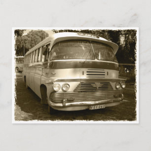 Vintage bus RK Malta Postcard