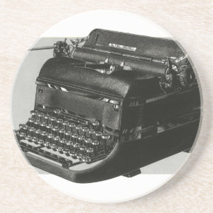 Vintage Business, Antique Office Manual Typewriter Coaster