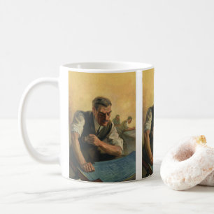 Vintage Business Architect and Building Blueprints Coffee Mug