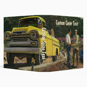 Vintage Business Architect Construction Contractor Binder