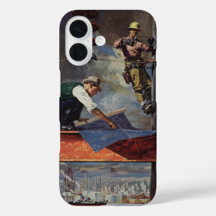 Vintage Business, Architects and Construction iPhone 16 Case