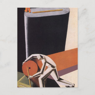 Vintage Business, Art Deco Fabrics and Textiles Postcard