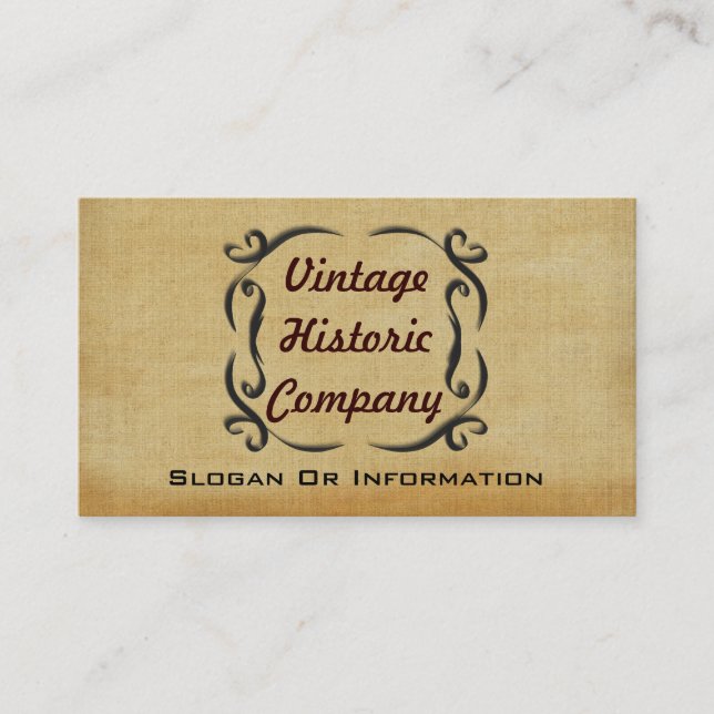 Vintage Business Cards (Front)