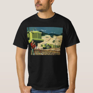 Vintage Business, Construction Site with Surveyor T-Shirt
