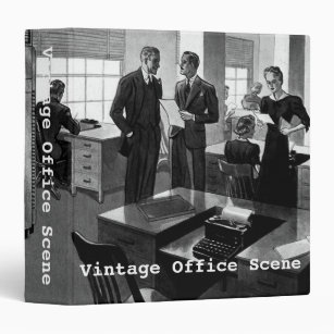 Vintage Business, Executive Businessmen Office Binder