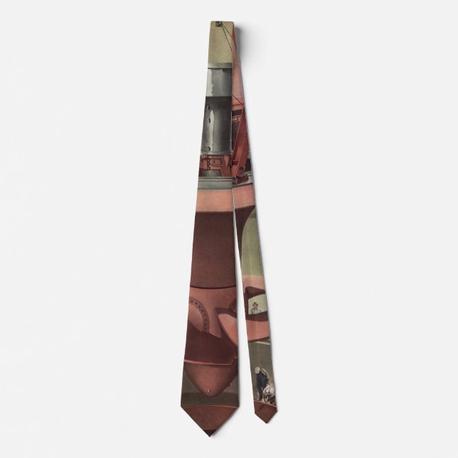 Vintage Business, Giant Water Turbine Energy Tie (Front)