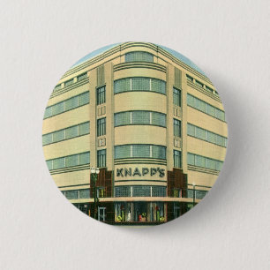 Vintage Business, Knapp's Department Store 2 Inch Round Button