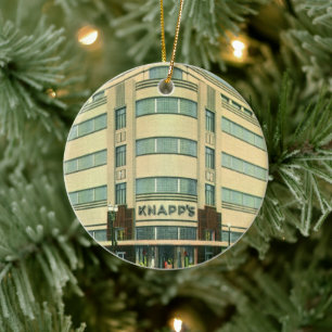 Vintage Business, Knapp's Department Store Ceramic Ornament