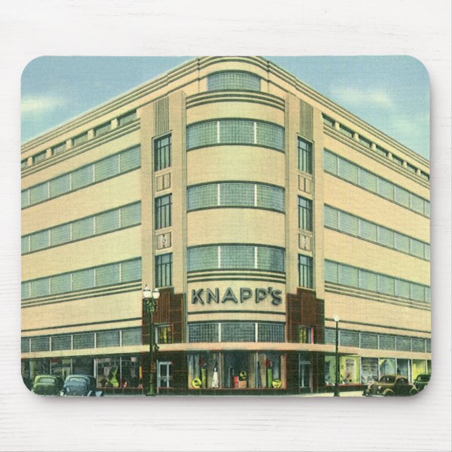 Vintage Business, Knapp's Department Store Mouse Pad (Front)