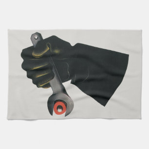 Vintage Business, Manufacturing Factory Machinist Kitchen Towel