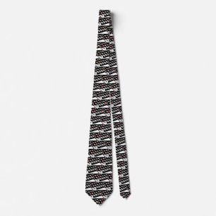 Vintage Business Old Fashioned Typewriter Keyboard Tie