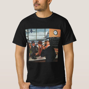 Vintage Business, People at Airline Counter T-Shirt
