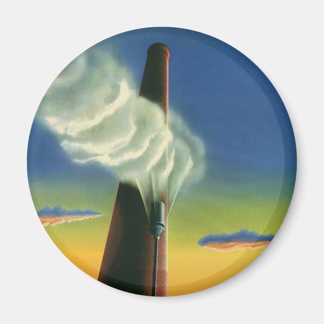 Vintage Business, Steam Whistle Factory Sunrise Magnet (Front)